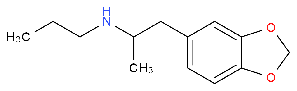 3,4-Methylenedioxy-N-propylamphetamine_分子结构_CAS_74698-36-5)