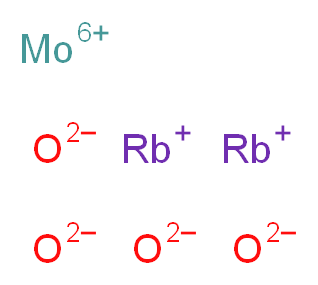 molybdenum(6+) ion dirubidium(1+) ion tetraoxidandiide_分子结构_CAS_13718-22-4