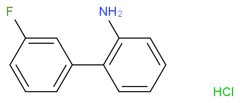 3'-Fluoro-[1,1'-biphenyl]-2-amine hydrochloride_分子结构_CAS_)