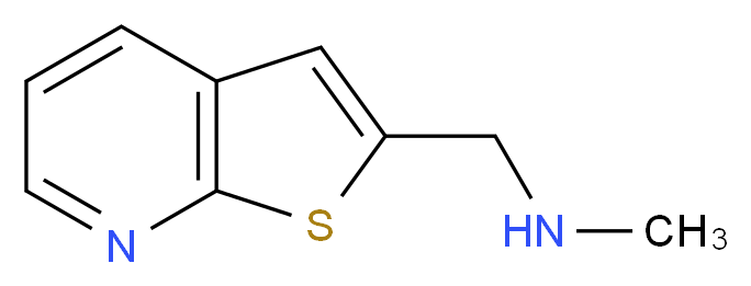 2-[(Methylamino)methyl]thieno[2,3-b]pyridine 97%_分子结构_CAS_868755-42-4)