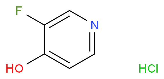 3-Fluoro-4-hydroxypyridine hydrochloride_分子结构_CAS_1309602-71-8)