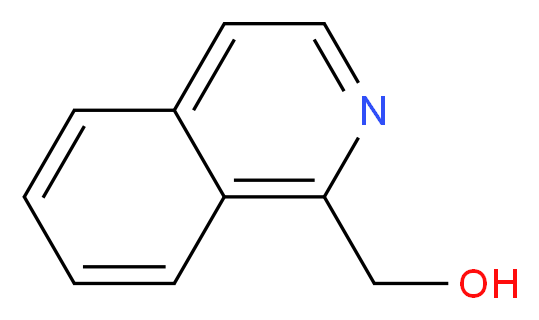 isoquinolin-1-ylmethanol_分子结构_CAS_27311-63-3