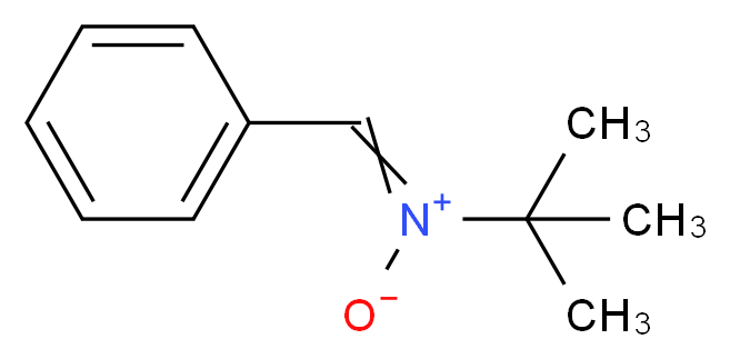 N-tert-butyl-1-phenylmethanimine oxide_分子结构_CAS_3376-24-7