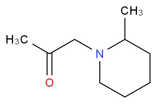 1-(2-methylpiperidin-1-yl)propan-2-one_分子结构_CAS_24633-45-2