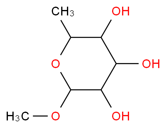 L-(-)-Fucose_分子结构_CAS_2438-80-4)