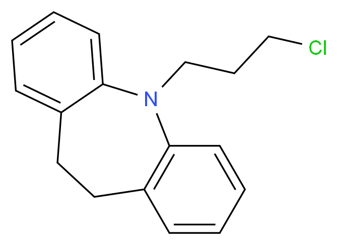 2-(3-chloropropyl)-2-azatricyclo[9.4.0.0<sup>3</sup>,<sup>8</sup>]pentadeca-1(11),3(8),4,6,12,14-hexaene_分子结构_CAS_16036-79-6