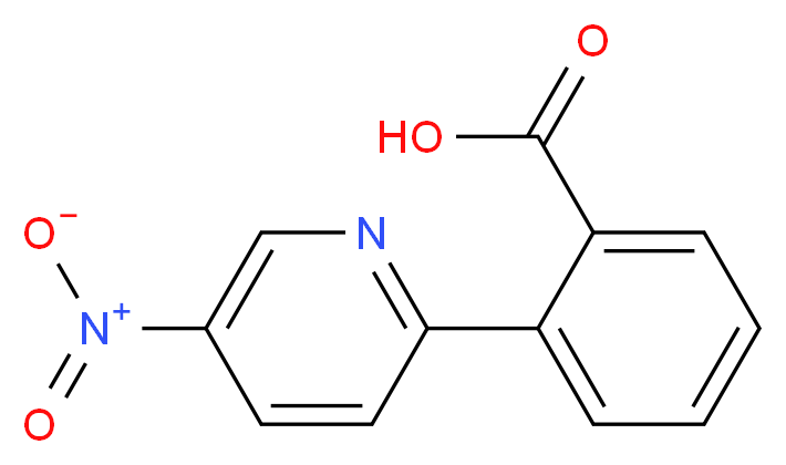 2-(5-Nitro-2-pyridinyl)benzenecarboxylic acid_分子结构_CAS_1048912-81-7)