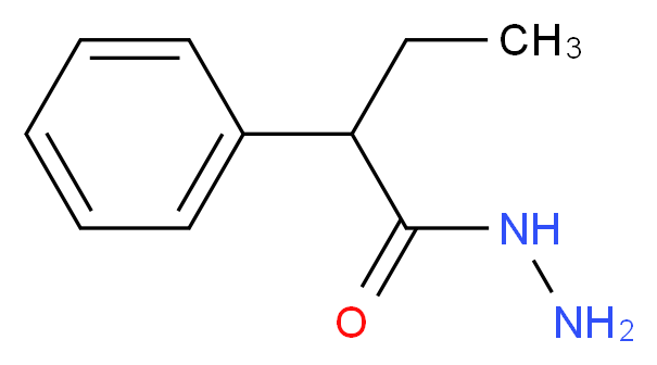 2-Phenylbutanohydrazide_分子结构_CAS_3538-74-7)