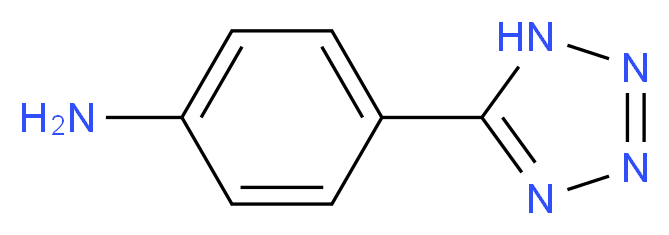 4-(1H-Tetrazol-5-yl)-phenylamine_分子结构_CAS_46047-18-1)