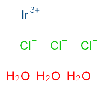 iridium(3+) ion trihydrate trichloride_分子结构_CAS_14996-61-3