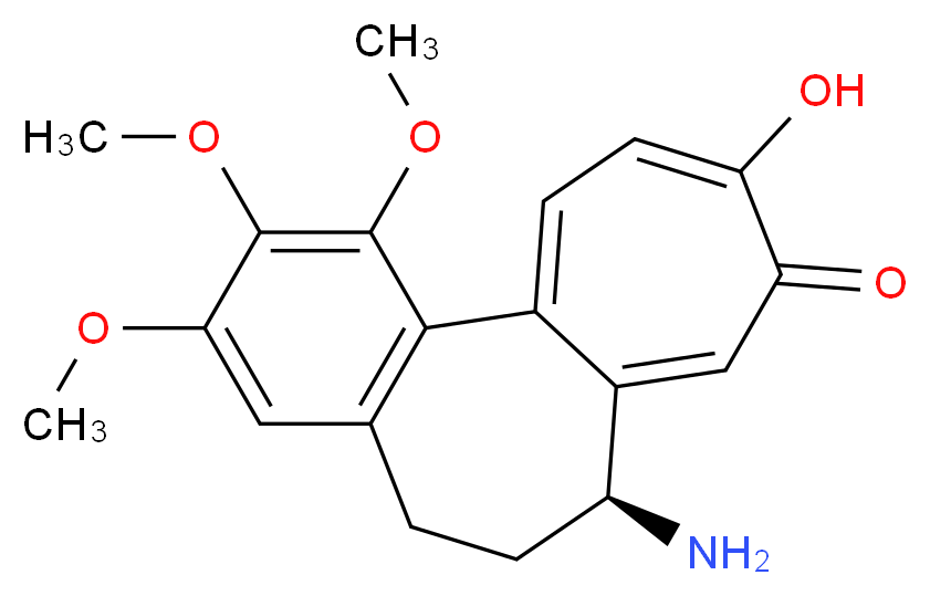 三甲基秋水仙酸_分子结构_CAS_3482-37-9)