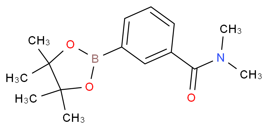 N,N-DIMETHYL-3-(4,4,5,5-TETRAMETHYL-1,3,2-DIOXABOROLAN-2-YL)BENZAMIDE_分子结构_CAS_832114-07-5)
