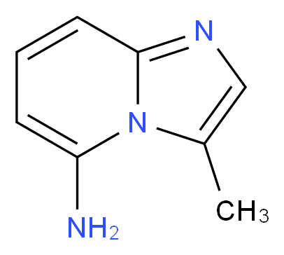 3-methylimidazo[1,2-a]pyridin-5-amine_分子结构_CAS_74420-50-1