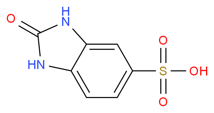 2-Oxo-2,3-dihydro-1H-benzimidazole-5-sulfonic acid_分子结构_CAS_)