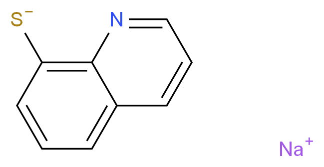 sodium quinoline-8-thiolate_分子结构_CAS_2801-16-3)