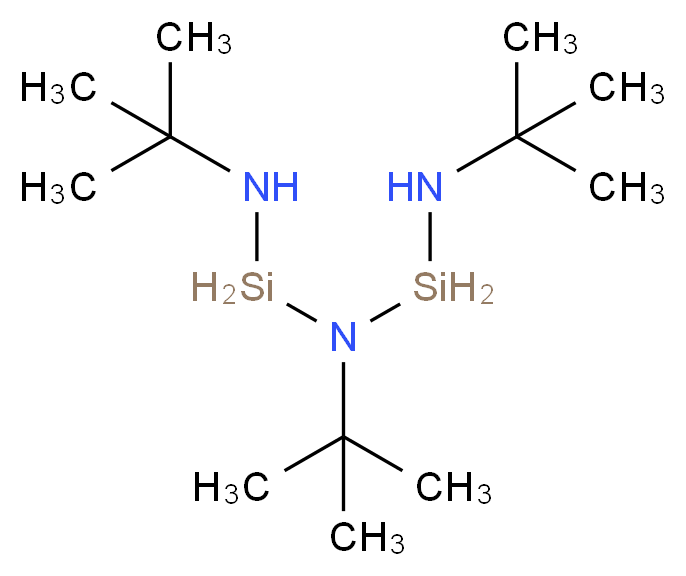 5-tert-butyl-2,2,8,8-tetramethyl-3,5,7-triaza-4,6-disilanonane_分子结构_CAS_302912-47-6