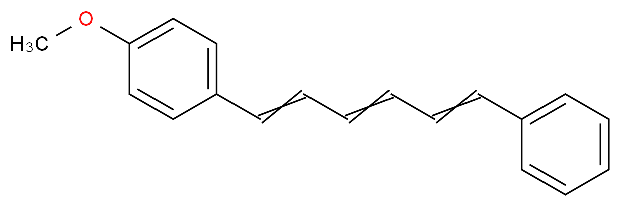 1-methoxy-4-(6-phenylhexa-1,3,5-trien-1-yl)benzene_分子结构_CAS_3893-10-5