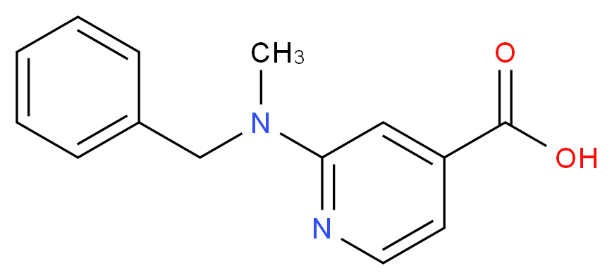 2-[Benzyl(methyl)amino]isonicotinic acid_分子结构_CAS_77314-89-7)