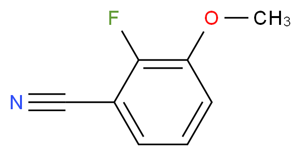 2-fluoro-3-methoxybenzonitrile_分子结构_CAS_198203-94-0