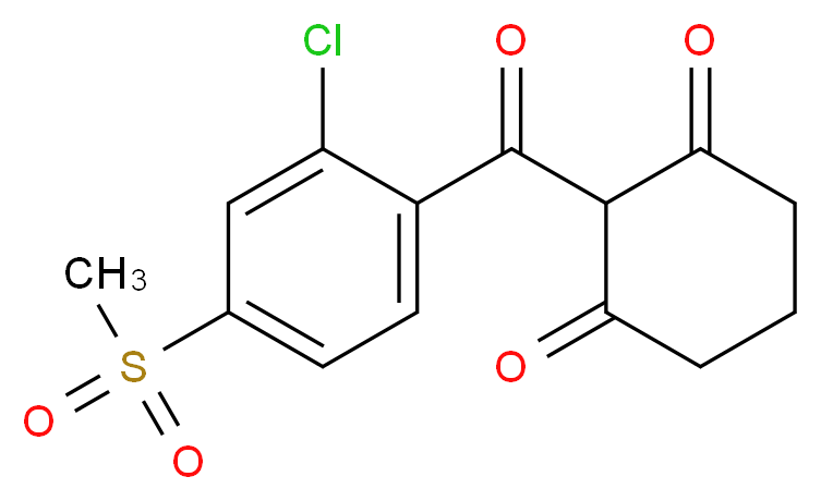 磺草酮_分子结构_CAS_99105-77-8)