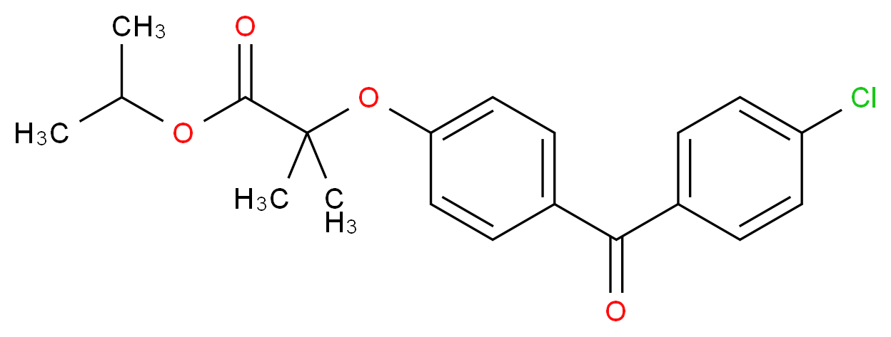 Fenofibrate_分子结构_CAS_49562-28-9)