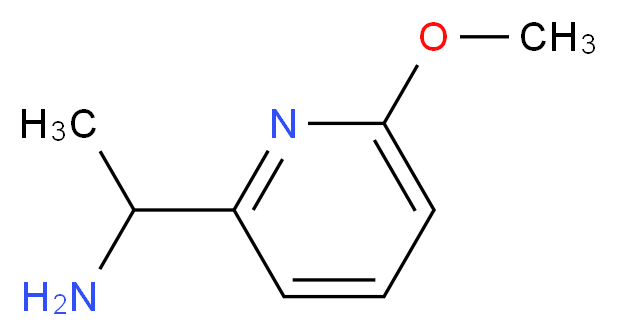 1-(6-methoxypyridin-2-yl)ethanamine_分子结构_CAS_1060807-26-2)