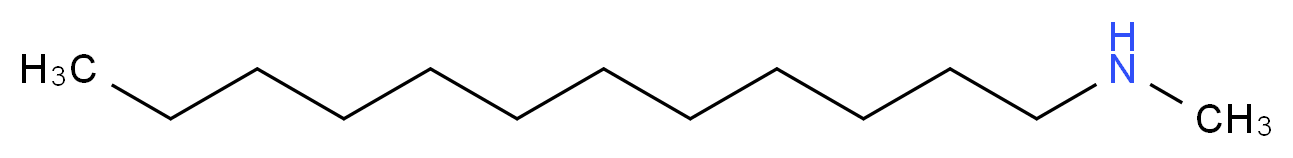 dodecyl(methyl)amine_分子结构_CAS_7311-30-0