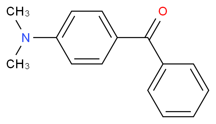 4-benzoyl-N,N-dimethylaniline_分子结构_CAS_530-44-9