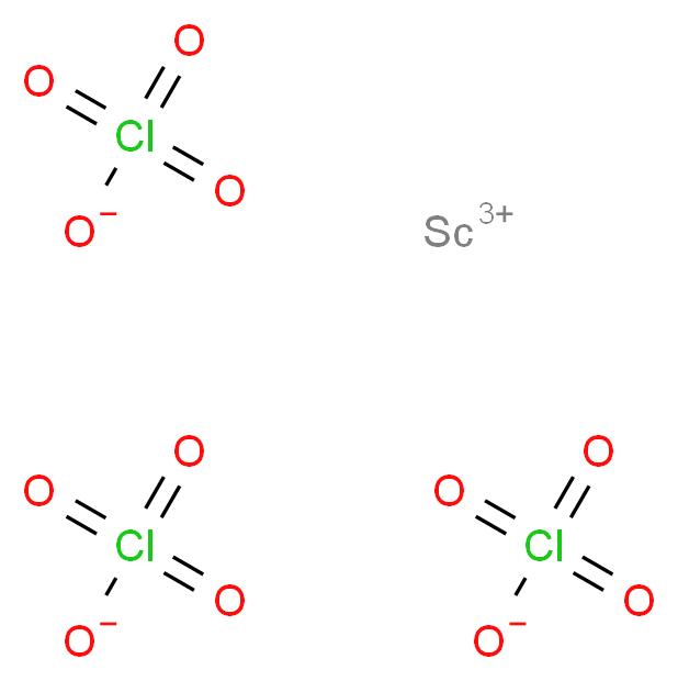 scandium(3+) ion triperchlorate_分子结构_CAS_14066-05-8