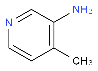 3-Amino-4-methylpyridine_分子结构_CAS_3430-27-1)