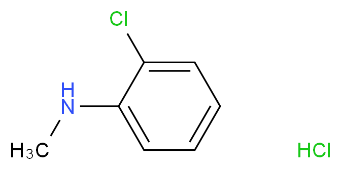 2-chloro-N-methylaniline hydrochloride_分子结构_CAS_1187385-64-3