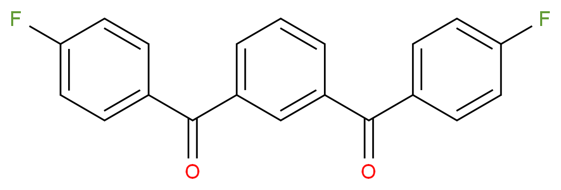 1,3-Phenylenebis((4-fluorophenyl)methanone)_分子结构_CAS_108464-88-6)