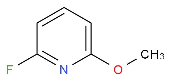 2-Fluoro-6-methoxypyridine_分子结构_CAS_116241-61-3)