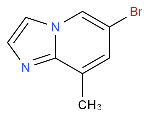 6-bromo-8-methylimidazo[1,2-a]pyridine_分子结构_CAS_217435-65-9