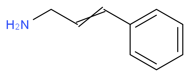 3-phenylprop-2-en-1-amine_分子结构_CAS_)