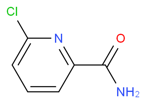 6-Chloropyridine-2-carboxamide_分子结构_CAS_)