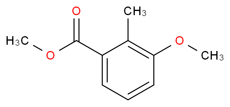 methyl 3-methoxy-2-methylbenzoate_分子结构_CAS_42981-93-1