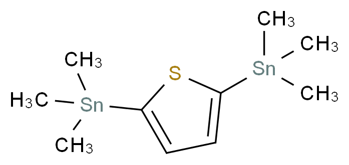 trimethyl[5-(trimethylstannyl)thiophen-2-yl]stannane_分子结构_CAS_86134-26-1