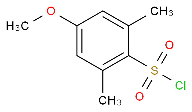 4-methoxy-2,6-dimethylbenzenesulfonyl chloride_分子结构_CAS_55661-08-0)