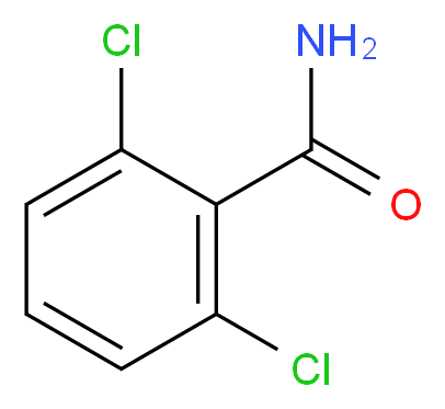 2,6-二氯苯甲酰胺_分子结构_CAS_2008-58-4)