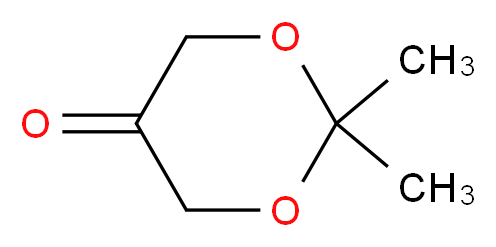 2,2-dimethyl-1,3-dioxan-5-one_分子结构_CAS_74181-34-3