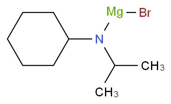 N-(bromomagnesio)-N-(propan-2-yl)cyclohexanamine_分子结构_CAS_100207-82-7