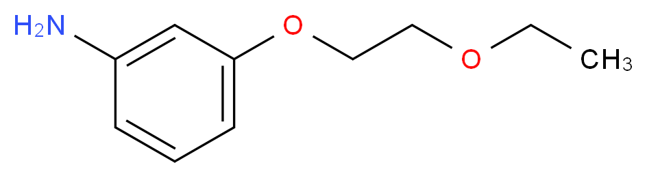 3-(2-ethoxyethoxy)aniline_分子结构_CAS_116998-62-0)