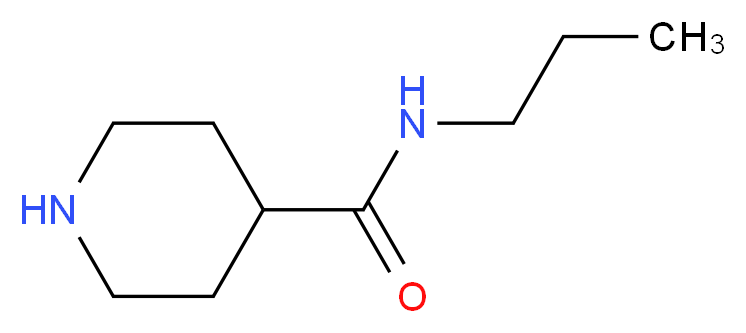 N-propylpiperidine-4-carboxamide_分子结构_CAS_200267-73-8)