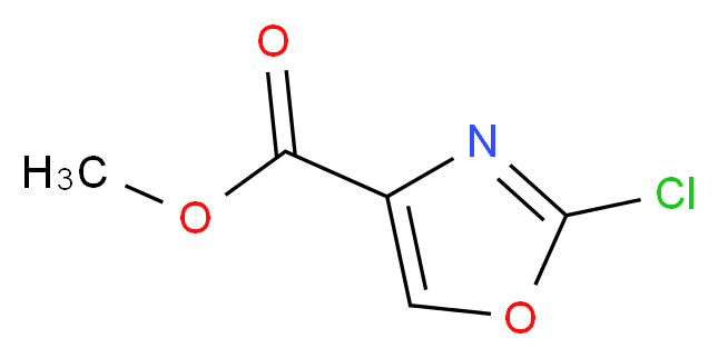 methyl 2-chloro-1,3-oxazole-4-carboxylate_分子结构_CAS_934236-35-8
