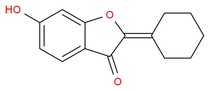 2-cyclohexylidene-6-hydroxybenzofuran-3(2H)-one_分子结构_CAS_)