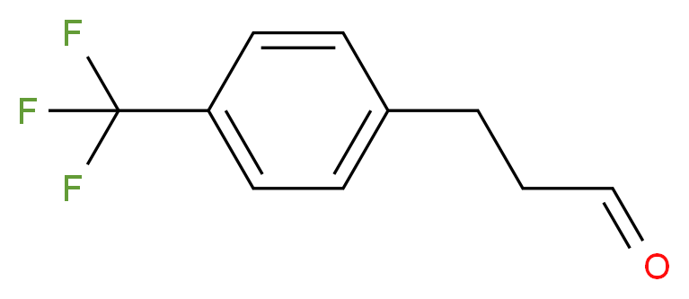 3-[4-(trifluoromethyl)phenyl]propanal_分子结构_CAS_166947-09-7