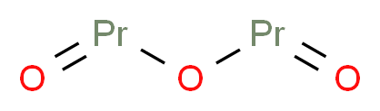 oxo[(oxopraseodymio)oxy]praseodymium_分子结构_CAS_12036-32-7