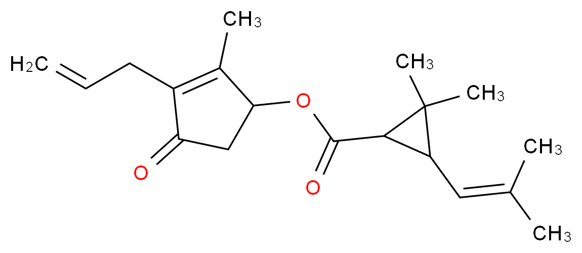 BIOALLETHRIN_分子结构_CAS_22431-63-6)