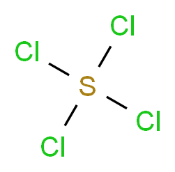 Sulfur tetrachloride_分子结构_CAS_13451-08-6)